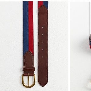 UO colorblock suede belt